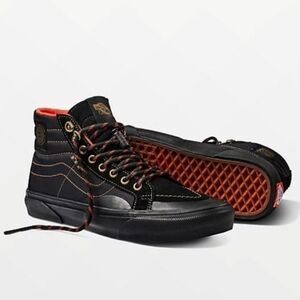 Vans Skate x Spitfire Sk8-Hi Reissue Men Black & Flame Skate Shoes 022026